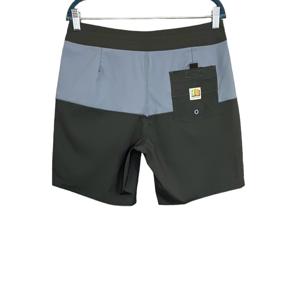 Howler Brothers Buchannon Boardshorts HB Chargers Antique Black/Blue Mirage NWT - Picture 3 of 12